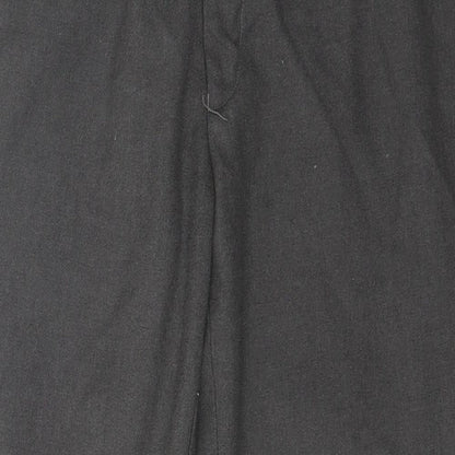 1880 club Mens Grey  Polyester Dress Pants Trousers Size 30 L26 in Classic Zip