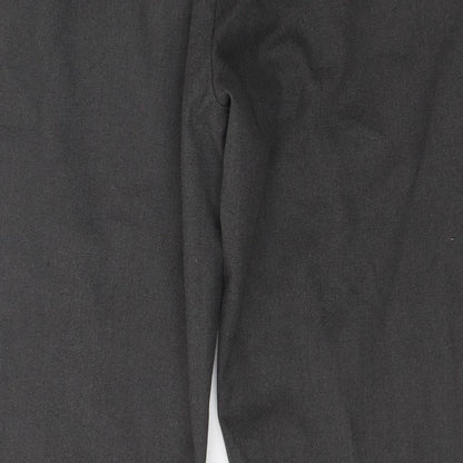 1880 club Mens Grey  Polyester Dress Pants Trousers Size 30 L26 in Classic Zip