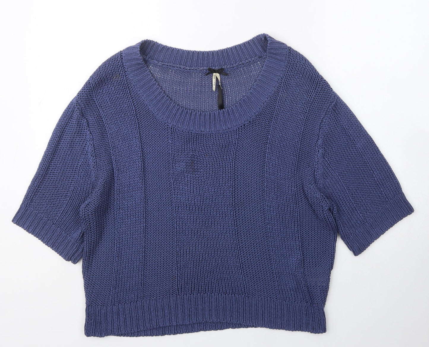 Womens UK Size L Fashion Union Blue Pullover Jumper