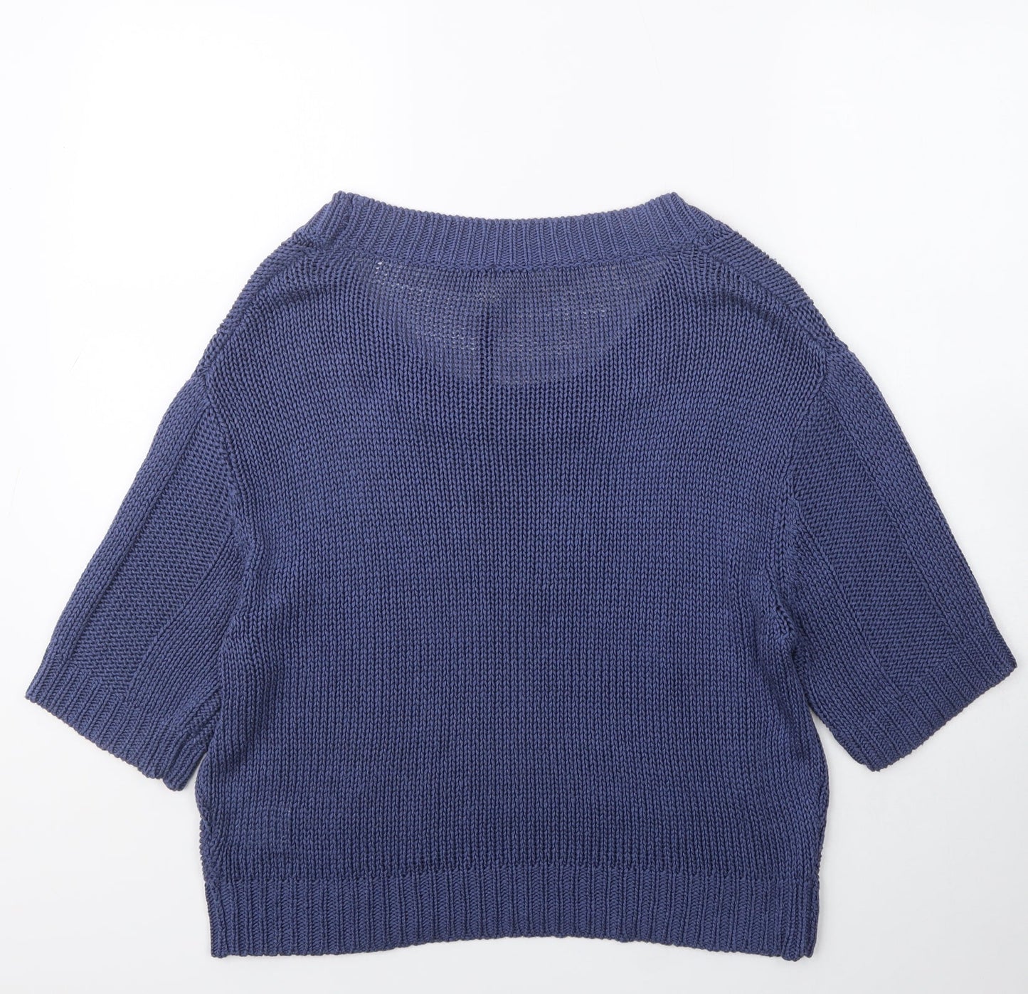 Womens UK Size L Fashion Union Blue Pullover Jumper