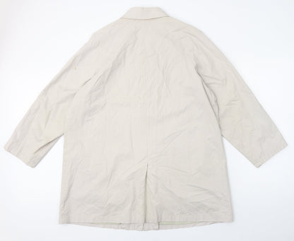 Womens UK Size L Dannimac Ivory Overcoat