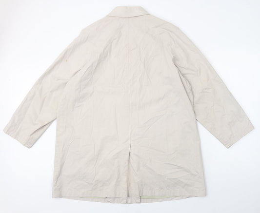 Womens UK Size L Dannimac Ivory Overcoat