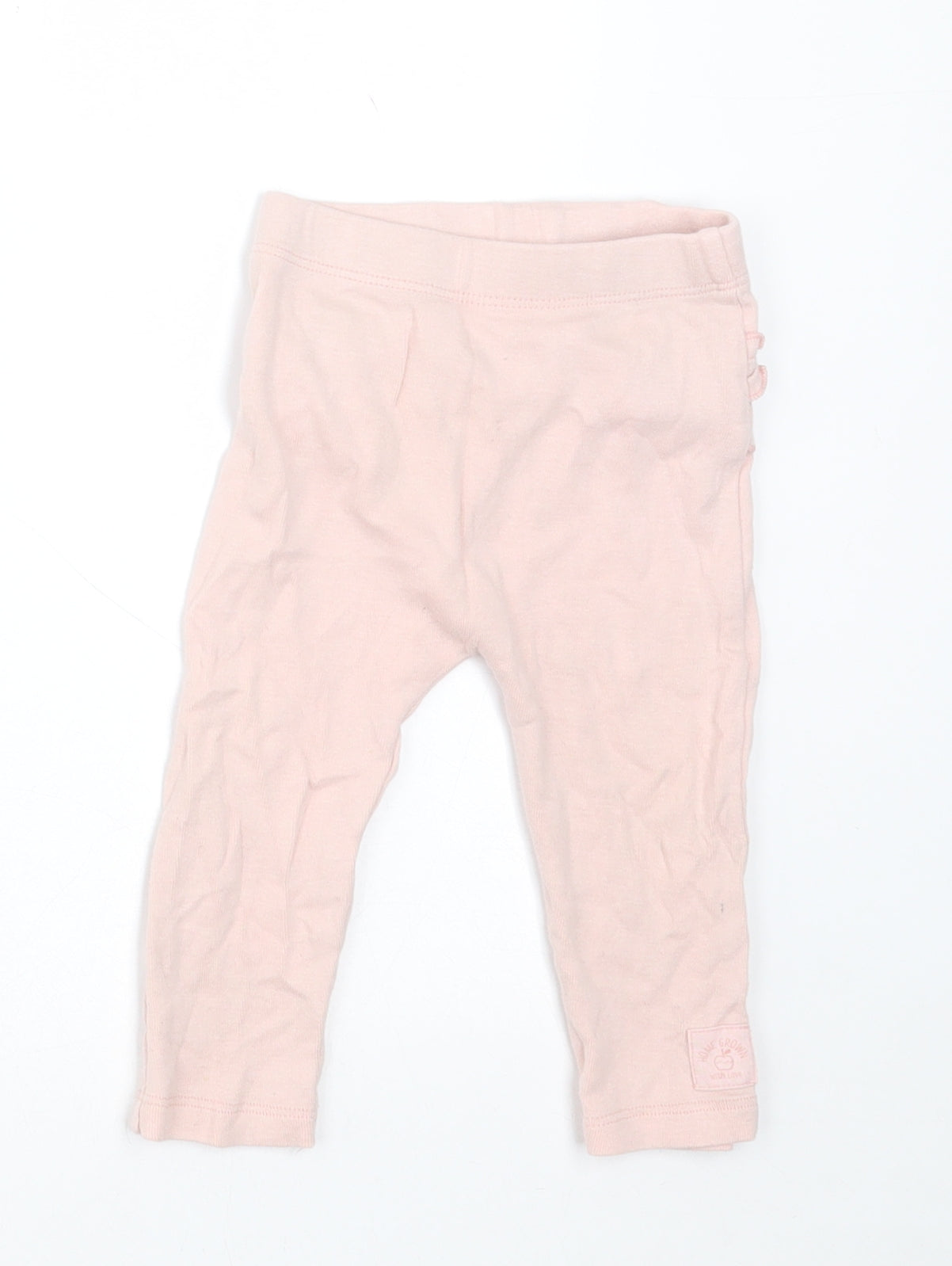 George Girls Pink  Cotton Capri Leggings Size 6-9 Months  Pullover