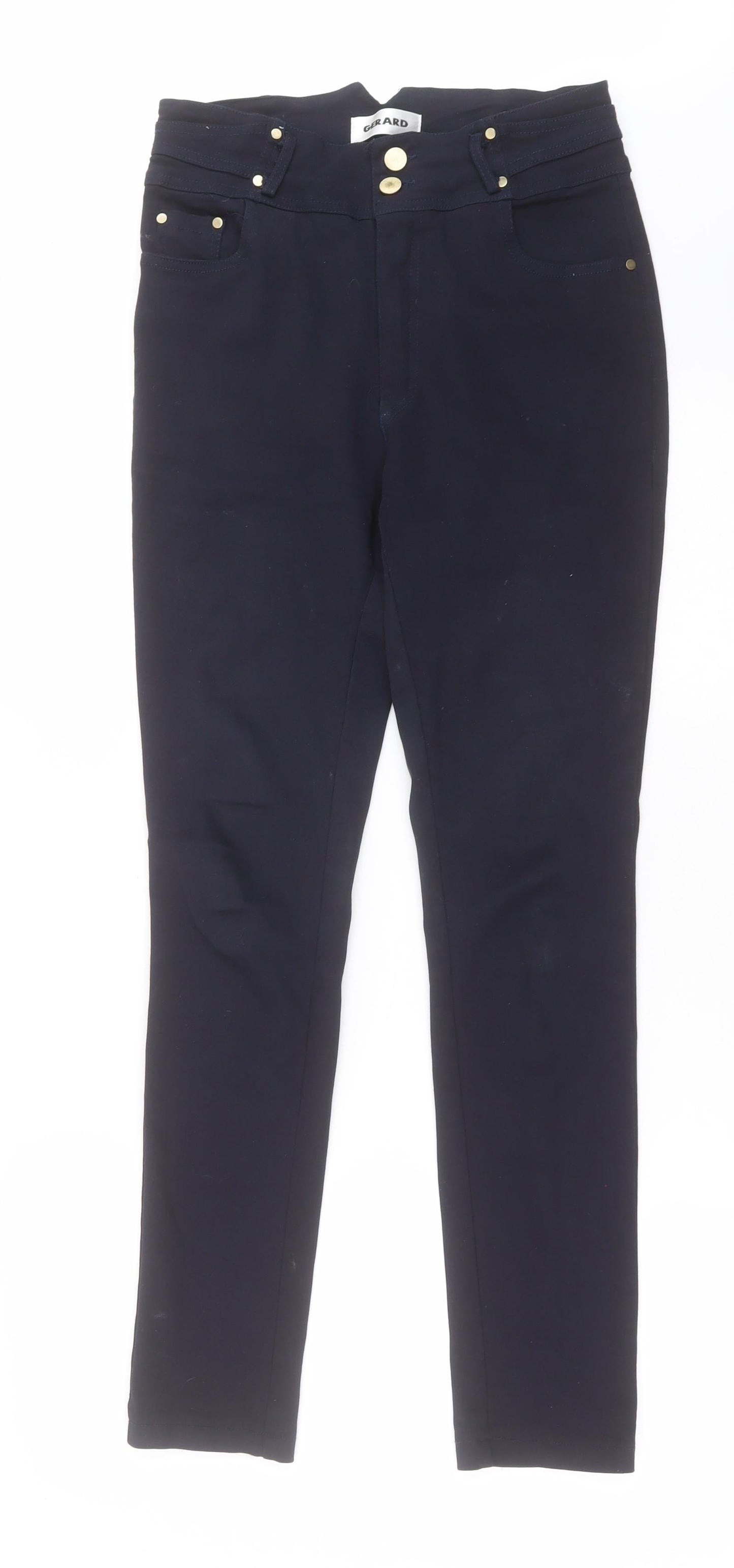 Womens UK Size 30 in Gerard Regular Fit  Blue Trousers