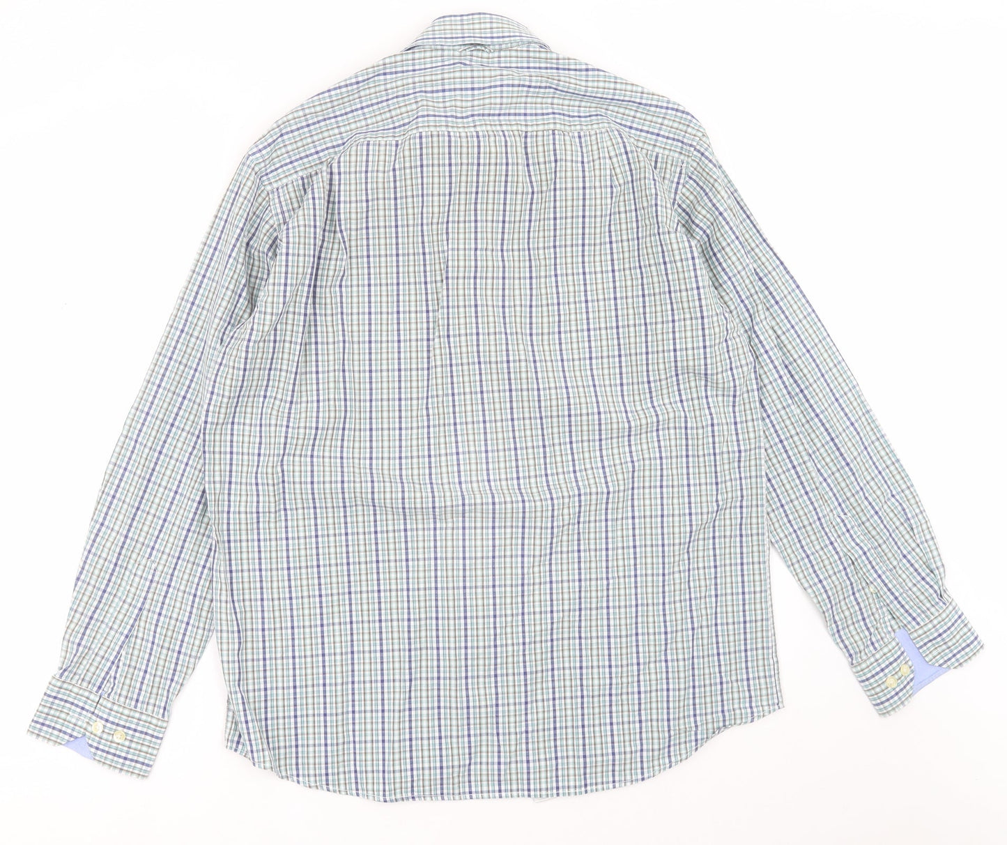 Mens UK Size L Tricot Marine Multicoloured  Button-Up Long Sleeve Casual Shirt