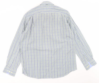 Mens UK Size L Tricot Marine Multicoloured  Button-Up Long Sleeve Casual Shirt