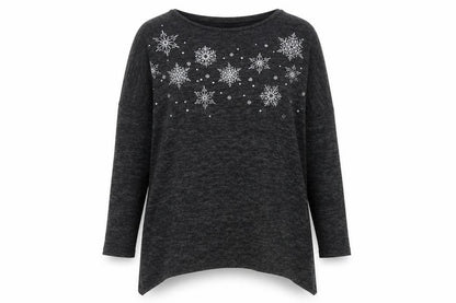 Womens UK Size S George Grey Pullover Jumper