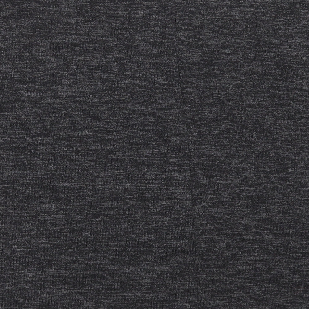 George Womens Grey Crew Neck  Polyester Pullover Jumper Size S