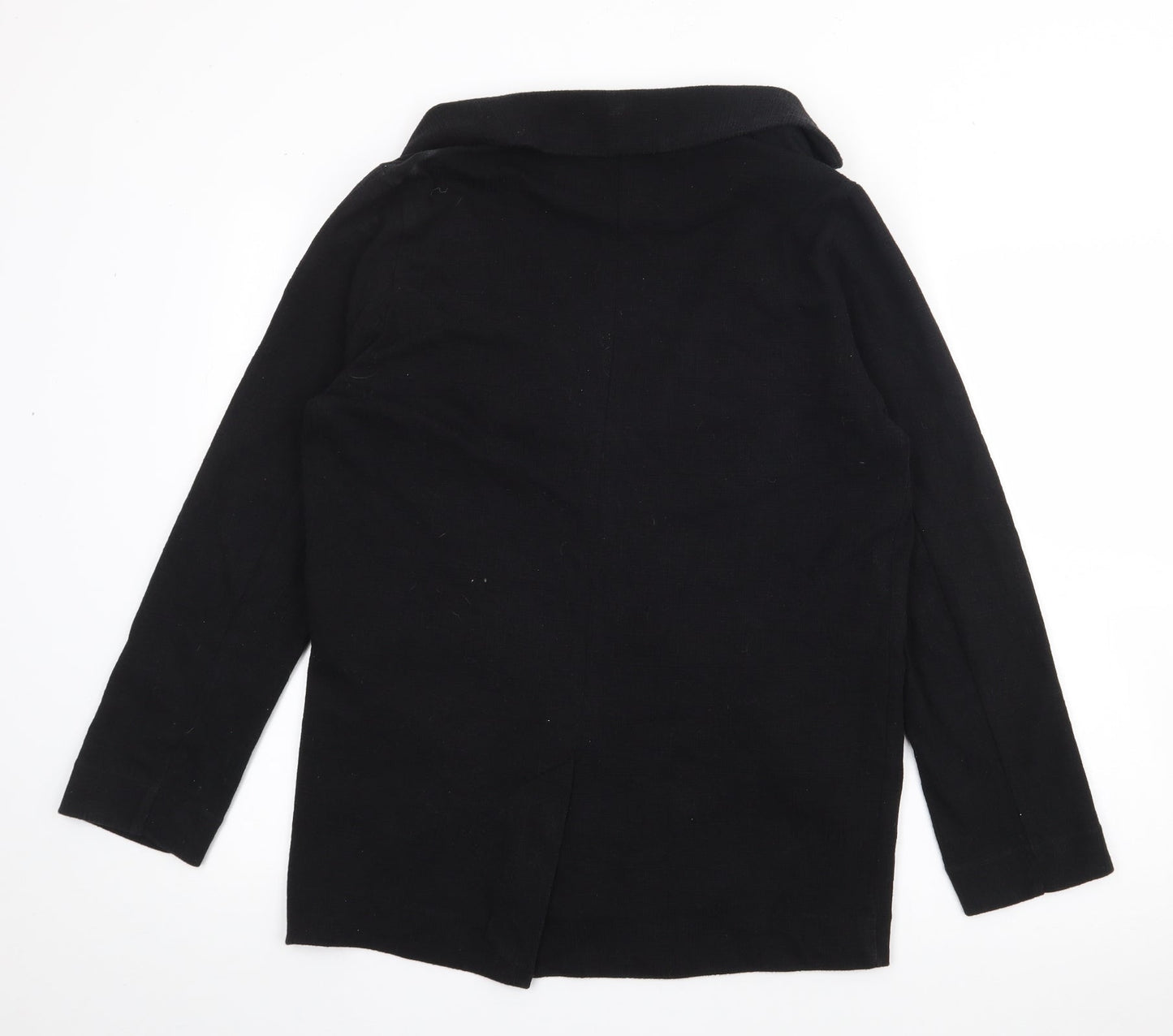 Dorothy Perkins Womens Black  Cotton Jacket Blazer Size 12