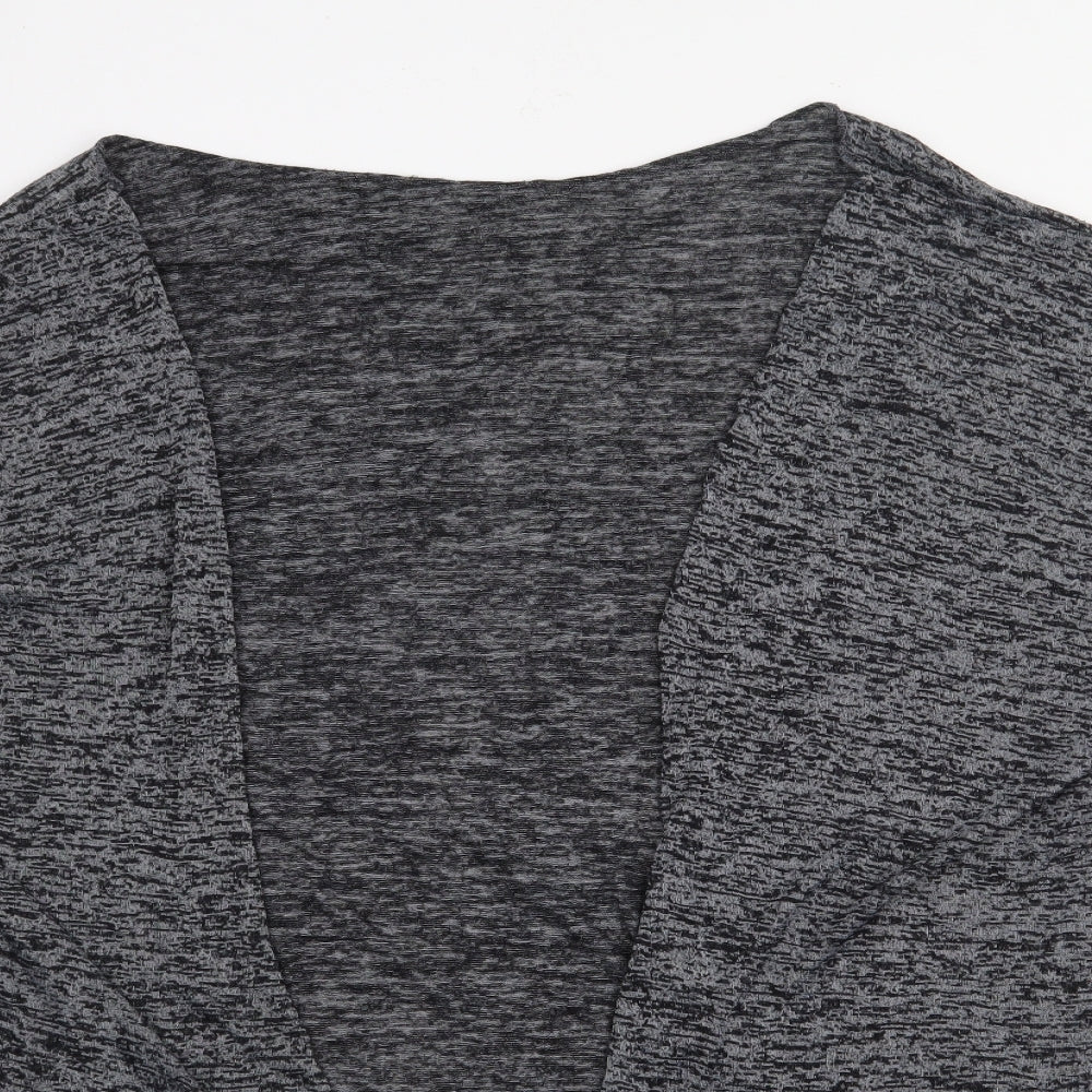 Womens UK Size M Preworn Grey Cardigan Jumper