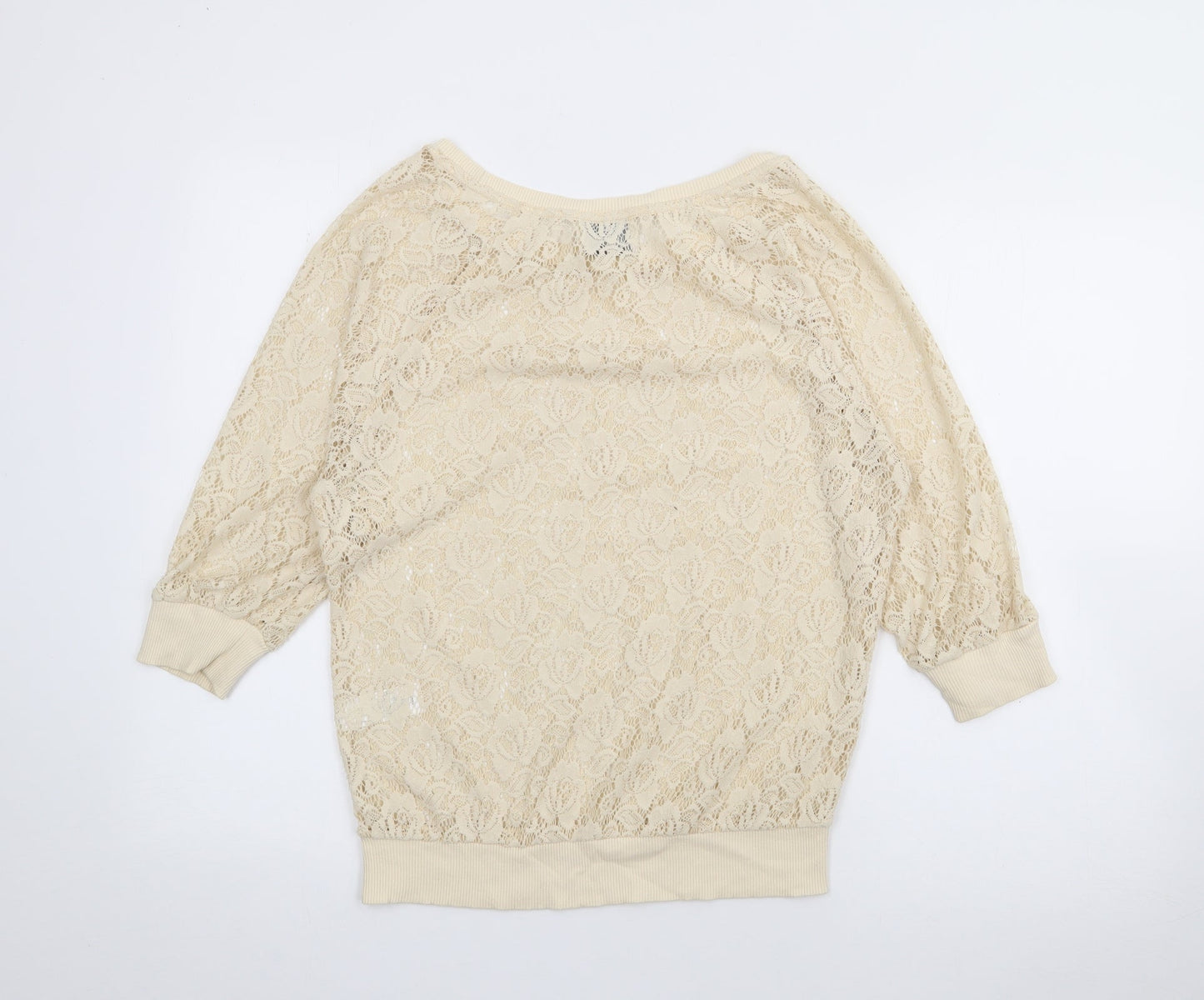 Womens UK Size 6 NEXT Ivory Pullover Jumper