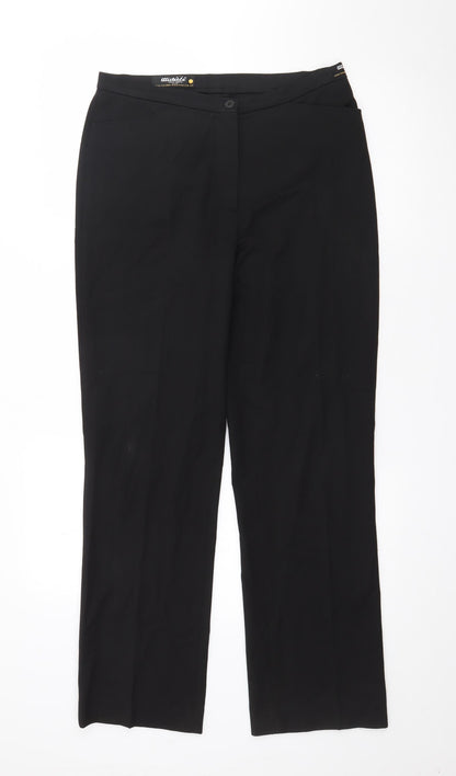 Womens UK Size 10 Wichele Regular Fit  Black Trousers
