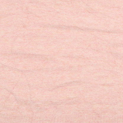 George Womens Pink Crew Neck  Polyester Pullover Jumper Size XL