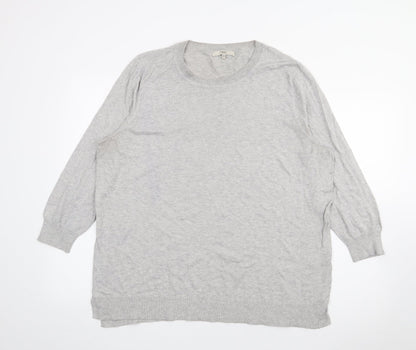 Womens UK Size 20 NEXT Grey Pullover Jumper