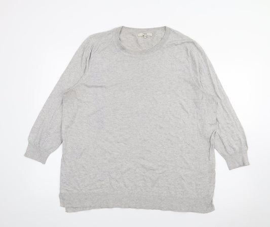 Womens UK Size 20 NEXT Grey Pullover Jumper