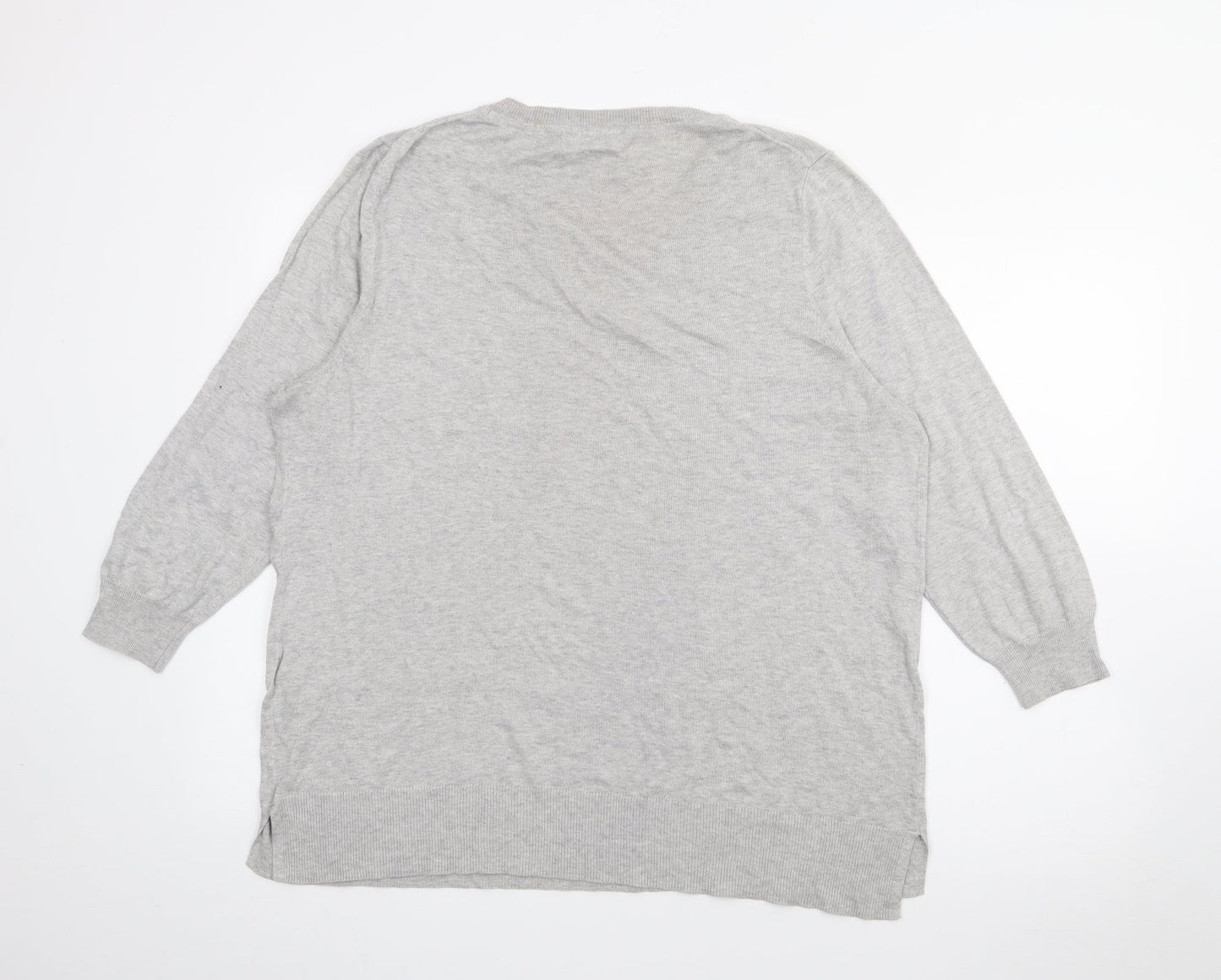 Womens UK Size 20 NEXT Grey Pullover Jumper
