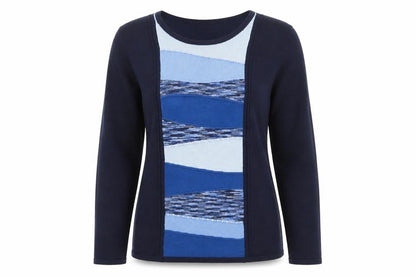 Womens UK Size M Alexara Blue Pullover Jumper