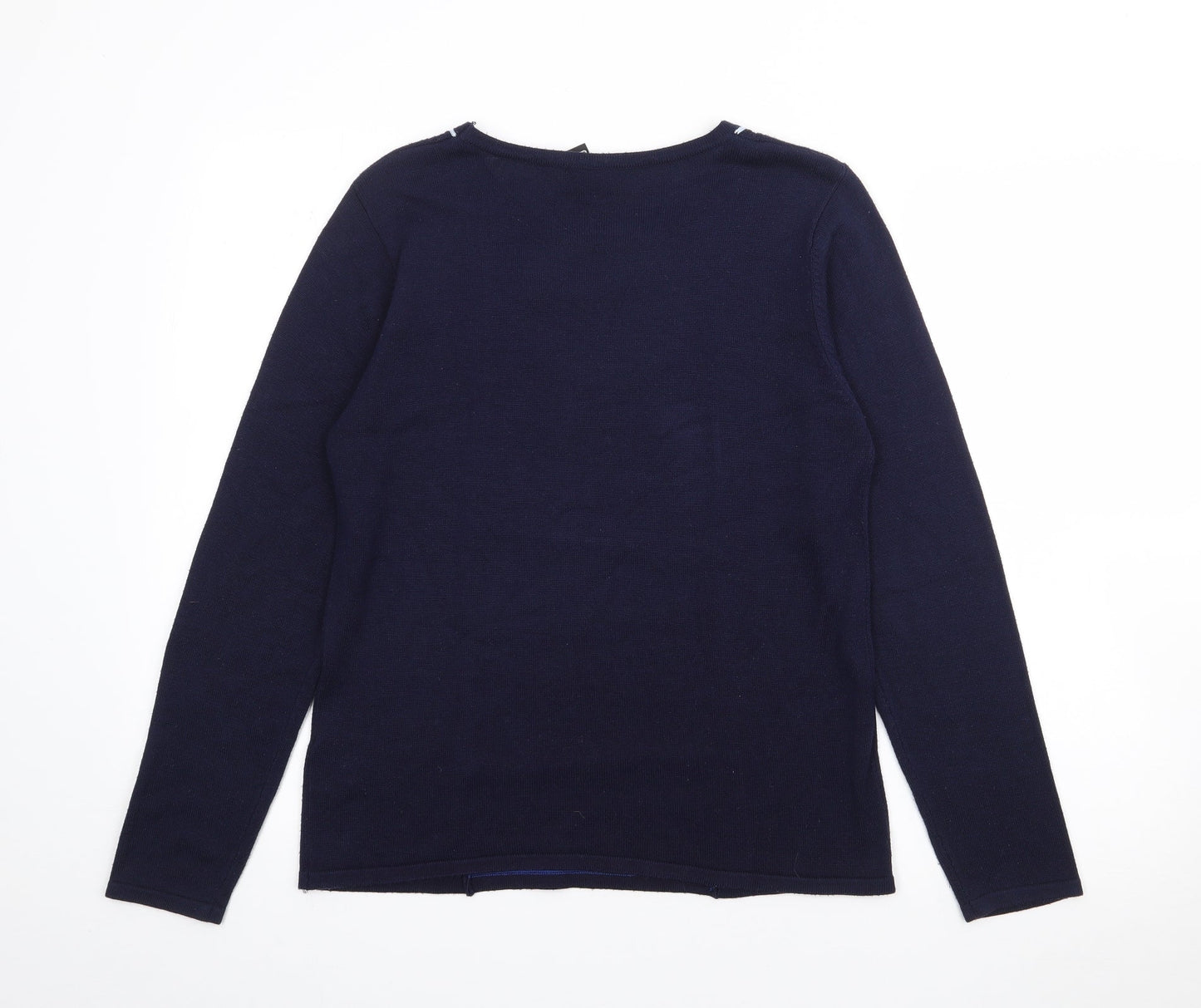 Womens UK Size M Alexara Blue Pullover Jumper