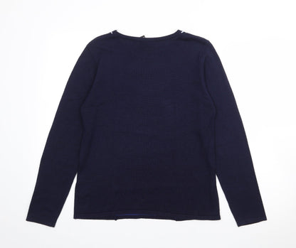 Womens UK Size M Alexara Blue Pullover Jumper