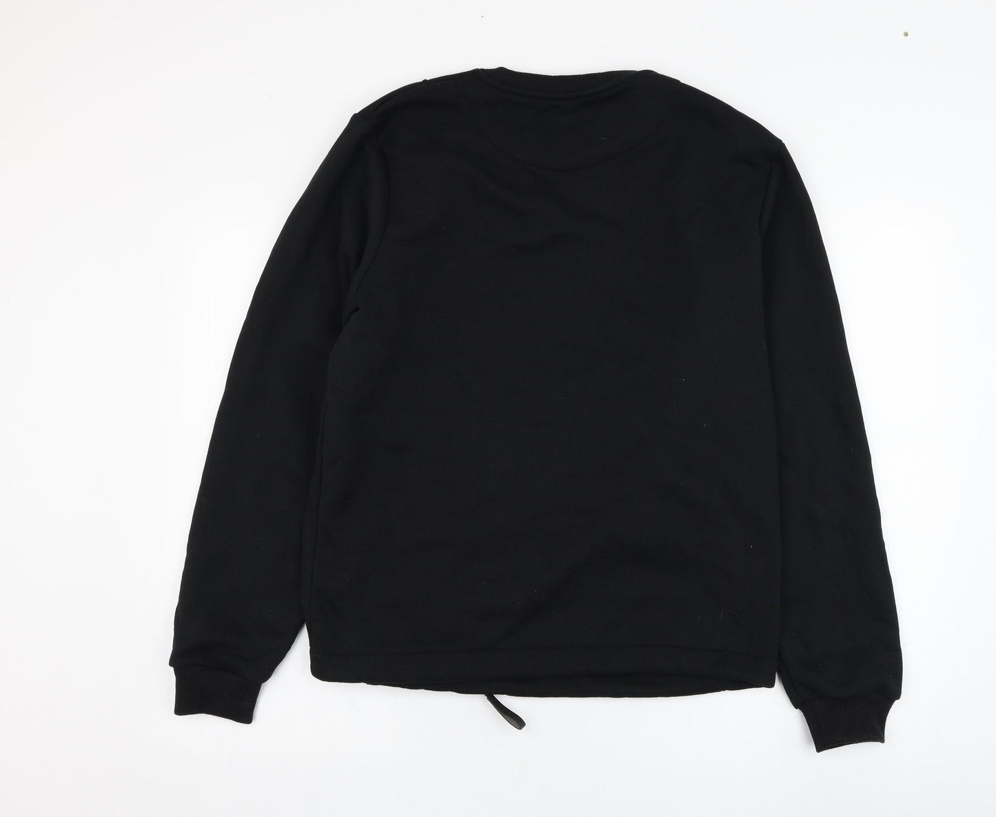 Mens UK Size M BoohooMAN Black Pullover Sweatshirt