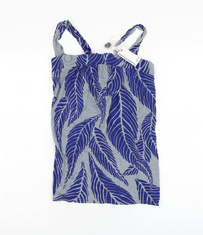 Womens UK Size  Warehouse Blue Basic Tank