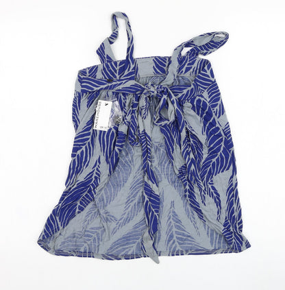 Womens UK Size  Warehouse Blue Basic Tank