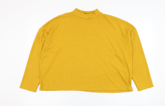 Womens UK Size 16 Dunnes Stores Yellow Pullover Sweatshirt