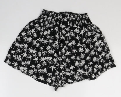 FB Sister Womens Black Geometric Cotton Sailor Shorts Size XS  Regular Pull On