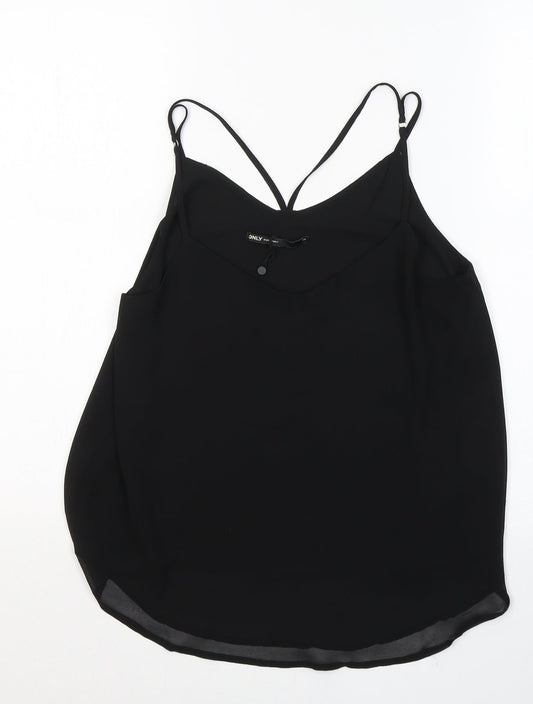 Womens UK Size 6 Only Black Camisole Tank
