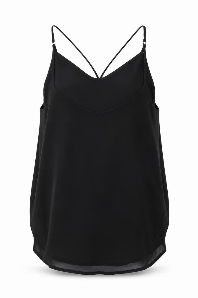 Womens UK Size 6 Only Black Camisole Tank