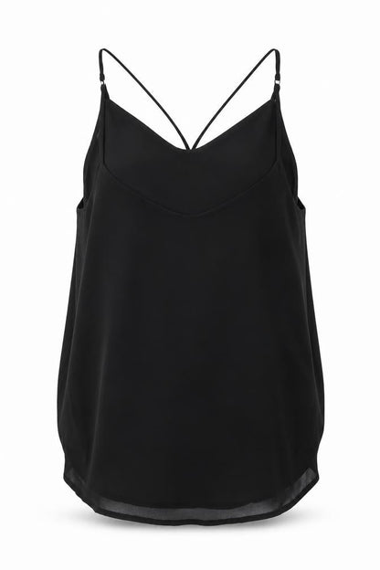 Womens UK Size 6 Only Black Camisole Tank