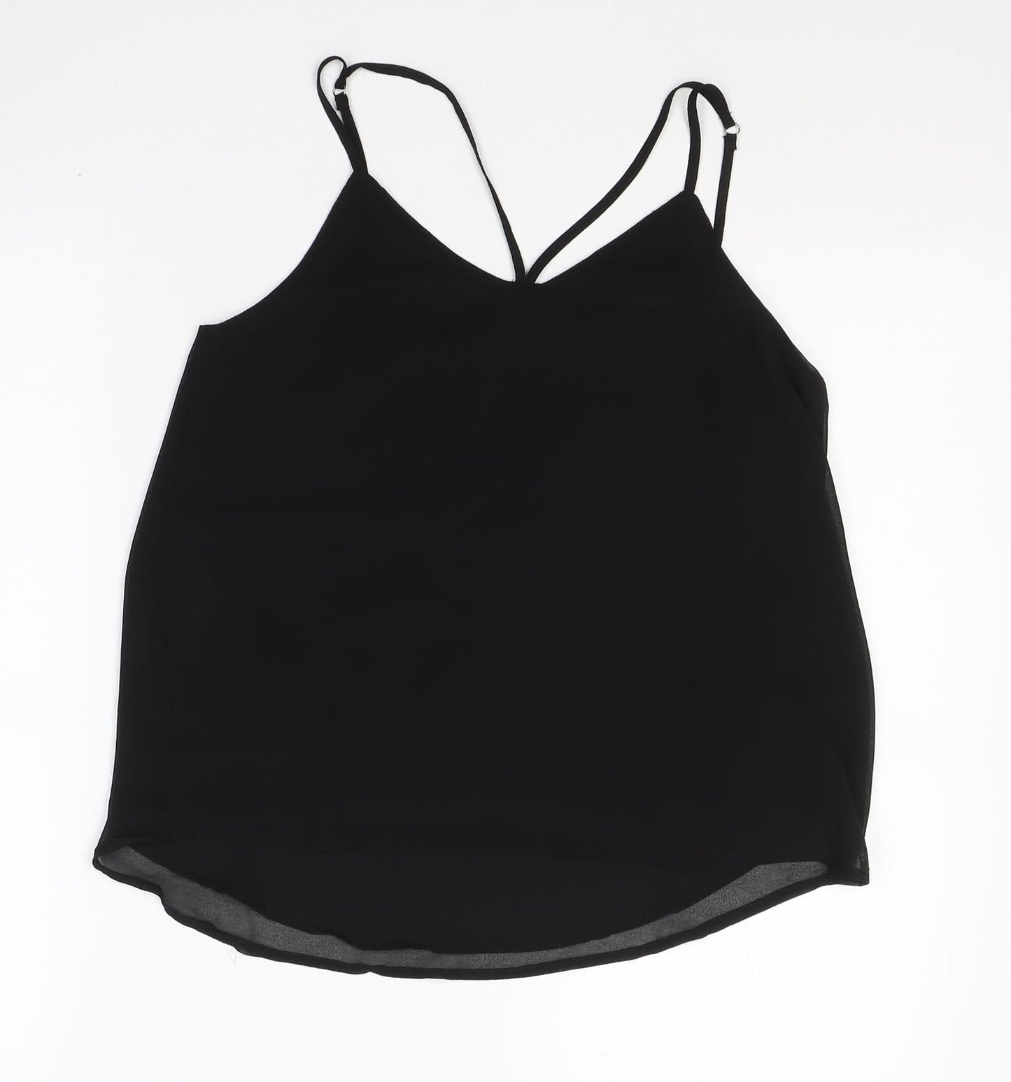 Womens UK Size 6 Only Black Camisole Tank