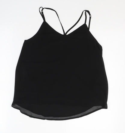 Womens UK Size 6 Only Black Camisole Tank