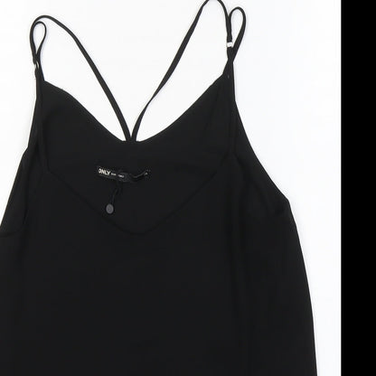 Womens UK Size 6 Only Black Camisole Tank