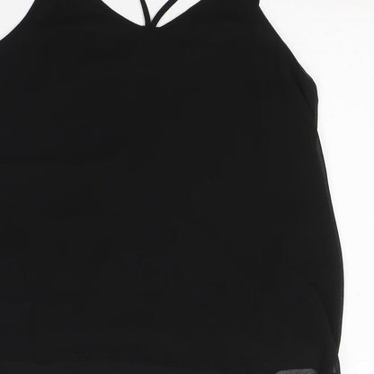 Womens UK Size 6 Only Black Camisole Tank