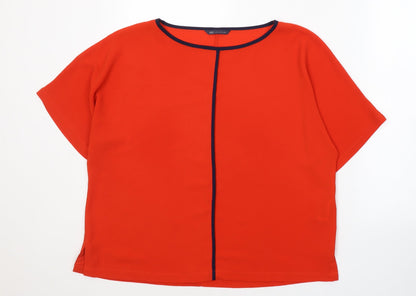 Womens UK Size 12 Marks and Spencer Red  T-Shirt