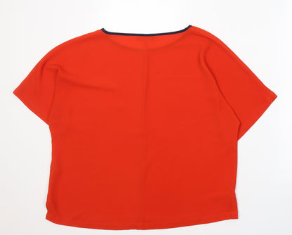 Womens UK Size 12 Marks and Spencer Red  T-Shirt