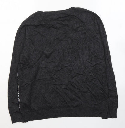 Womens UK Size 14 Marks and Spencer Grey Pullover Jumper