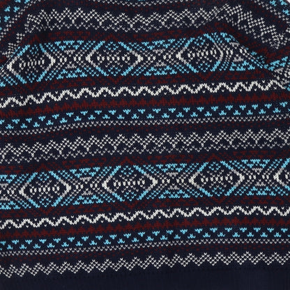 Missi London Womens Multicoloured Round Neck Plaid Acrylic Pullover Jumper Size M