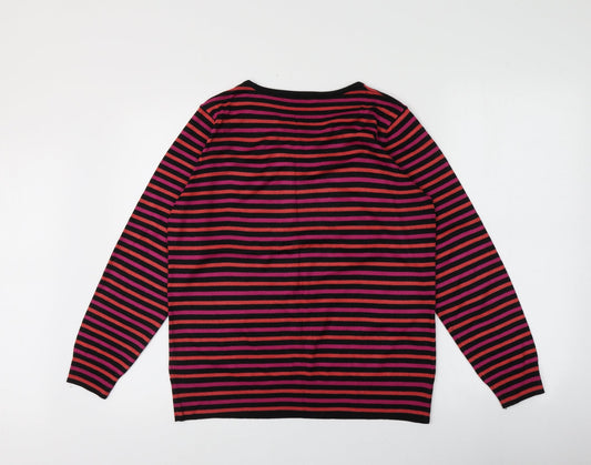 Womens UK Size 14 M&S Multicoloured Pullover Jumper