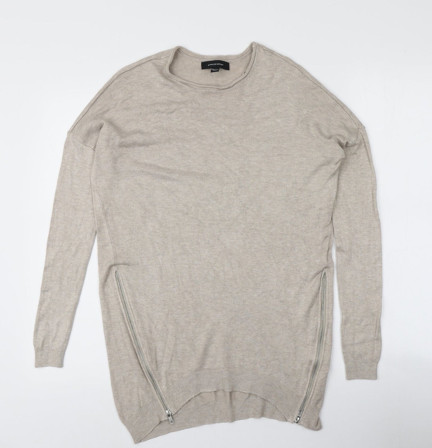 Womens UK Size 6 Atmosphere Beige Pullover Jumper