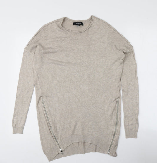 Womens UK Size 6 Atmosphere Beige Pullover Jumper