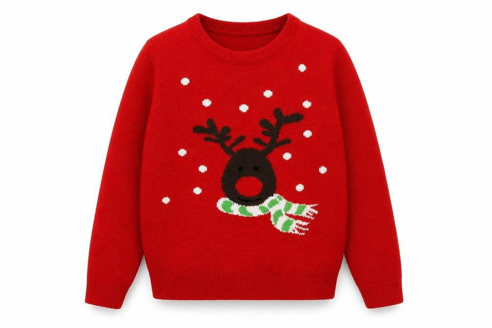 Womens UK Size 8 Avenue Red Pullover Jumper