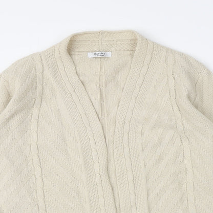 Womens UK Size 10 Berkertex Beige Cardigan Jumper