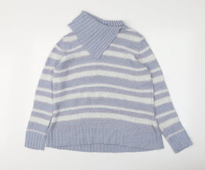 Womens UK Size 16 M&Co Purple Pullover Jumper