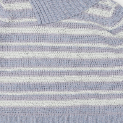 Womens UK Size 16 M&Co Purple Pullover Jumper
