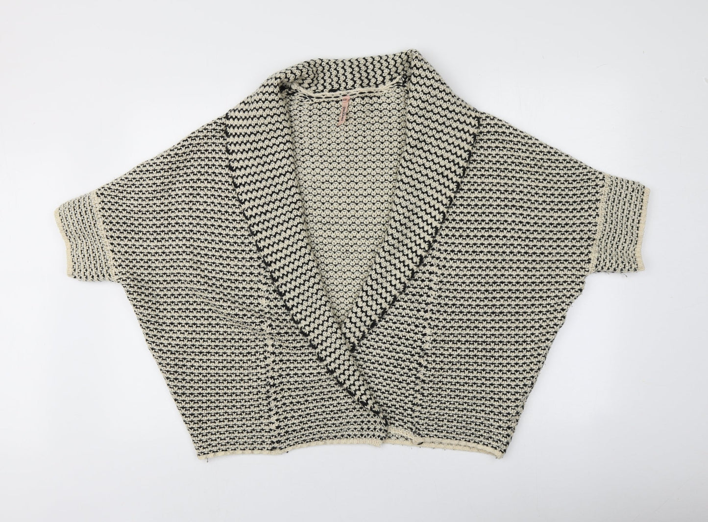 Womens UK Size 8 sweewe Beige Cardigan Jumper