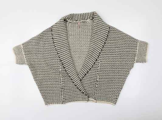 Womens UK Size 8 sweewe Beige Cardigan Jumper