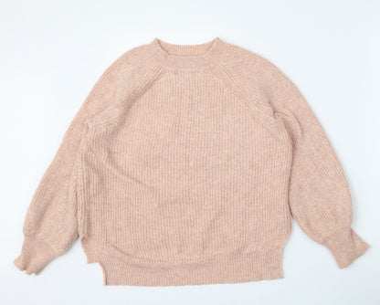 Womens UK Size S Marks and Spencer Pink Pullover Jumper