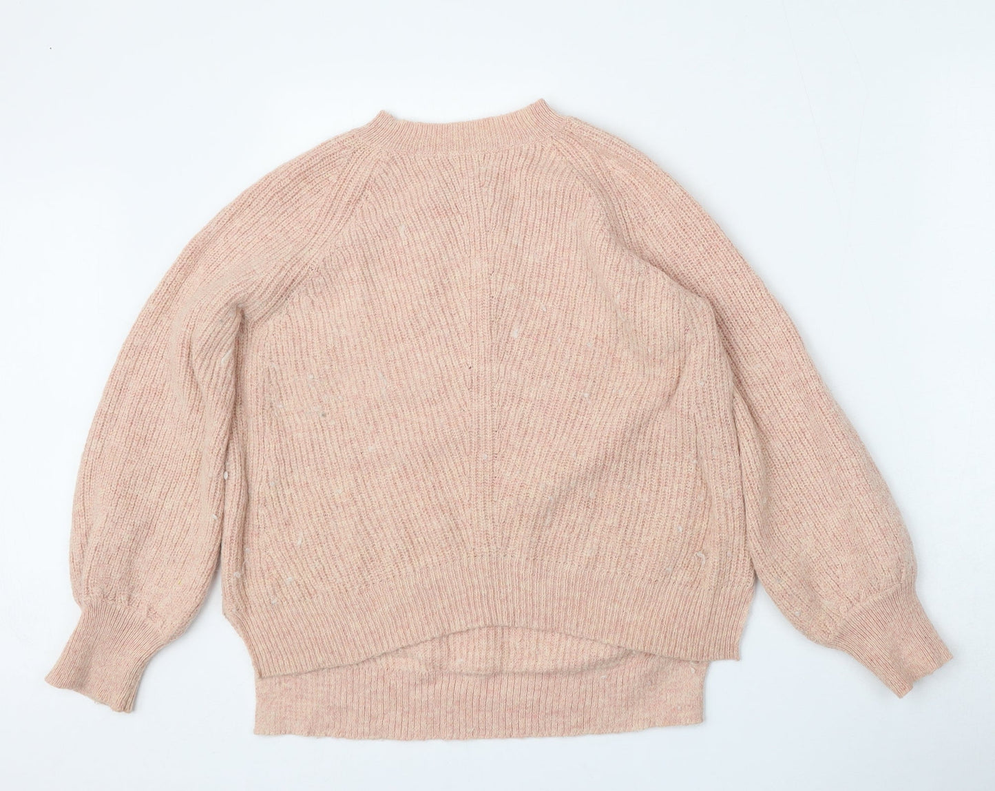 Womens UK Size S Marks and Spencer Pink Pullover Jumper